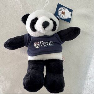 NWT Penn University of Pennsylvania Panda Collegiate Plush Pals Bear With Me